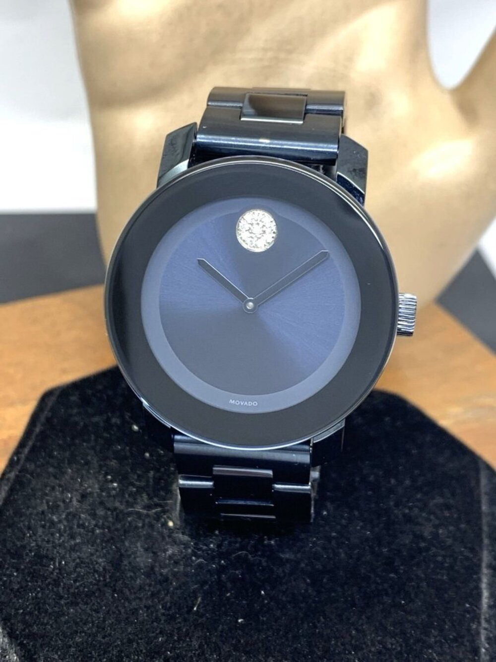 Movado Women's Watch 3600388 Bold Blue Dial Swiss Quartz Stainless Steel 36mm